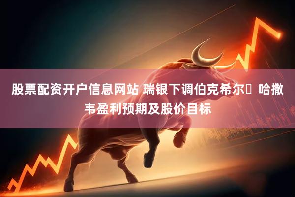 股票配资开户信息网站 瑞银下调伯克希尔・哈撒韦盈利预期及股价目标