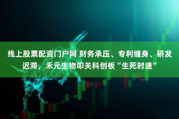 线上股票配资门户网 财务承压、专利缠身、研发迟滞，禾元生物叩关科创板“生死时速”